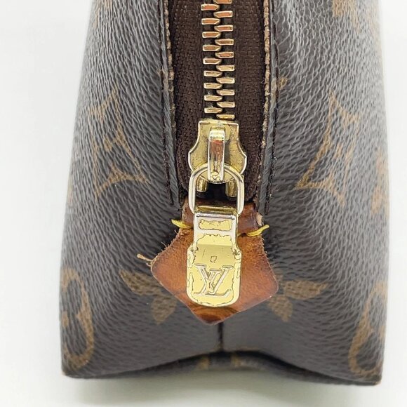 Authentic Louis Vuitton Monogram Pochette Cosmetic PM Pouch 96-122725 - Picture 6 of 16